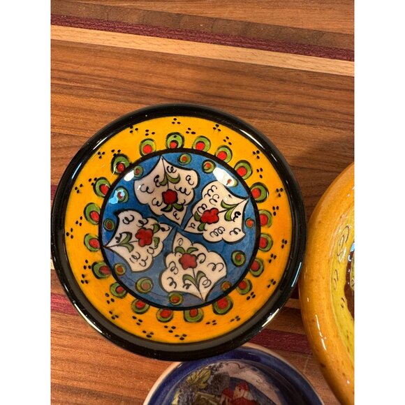 Lot of 3 Ceramic Italian Trinket Dishes - Picture 3 of 9